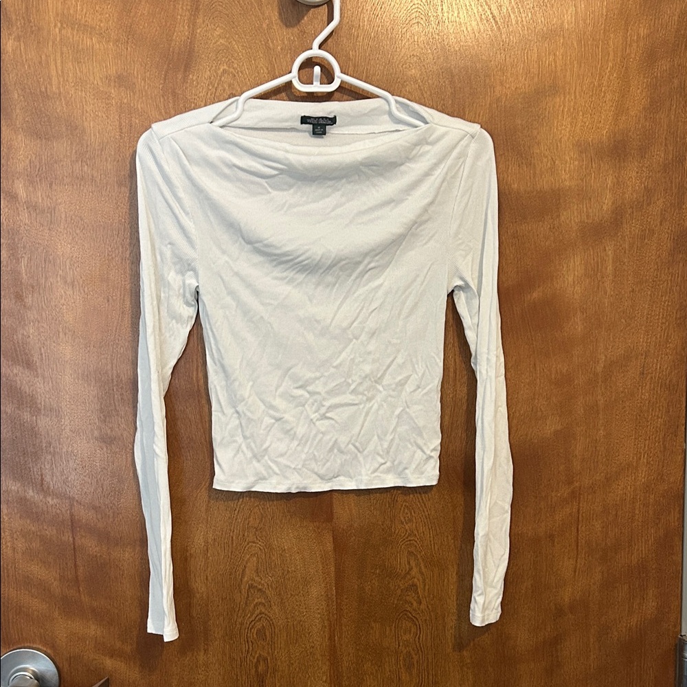 Wild Fable White Long Sleeve Tee